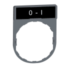 SCHNEIDER ELECTRIC - SNRZBY2178C0 PORTA ETICHETTA+ETICHETTA O-I