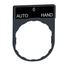 SCHNEIDER ELECTRIC - SNRZBY2385 PORTA ETICHETTA+ETICHETTA AUTO-O-HAND