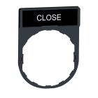 SCHNEIDER ELECTRIC - SNRZBY2314 PORTA ETICHETTA+ETICHETTA CLOSE