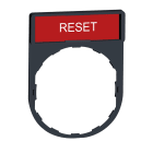 SCHNEIDER ELECTRIC - SNRZBY2323 PORTA ETICHETTA+ETICH. RESET RED COLOR