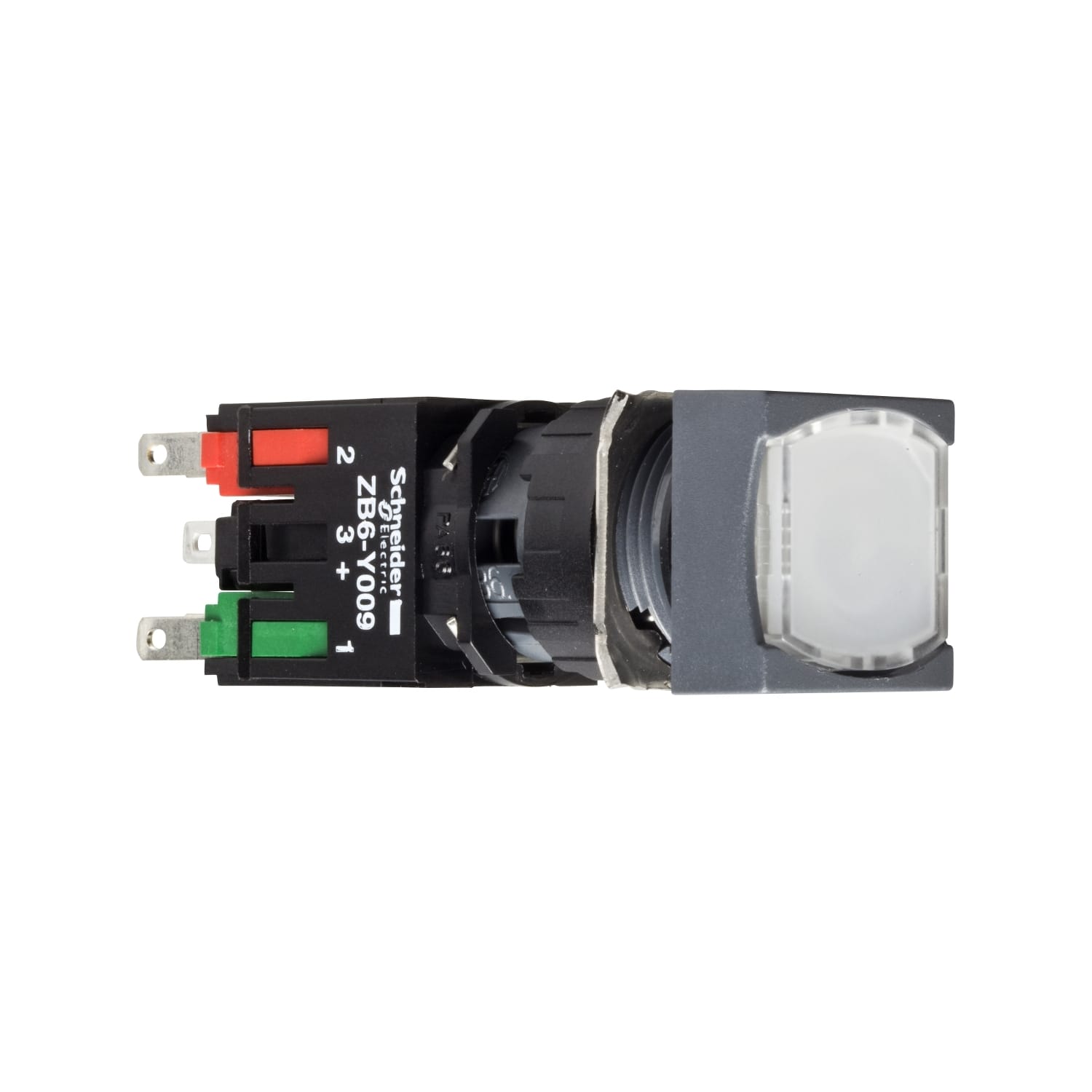 SCHNEIDER ELECTRIC - SNRXB6CW1B1B Pulsante luminoso bianco Ø16 - filoghiera ad impulso - 24V - 1NO