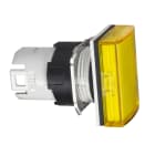 SCHNEIDER ELECTRIC - SNRZB6DV5 Testa lampada spia Ø16 - rettangolare - 5 colori - gemma liscia gialla