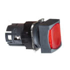 SCHNEIDER ELECTRIC - SNRZB6CW4 Testa pulsante luminoso quadrato Ø16 - filoghera - rosso