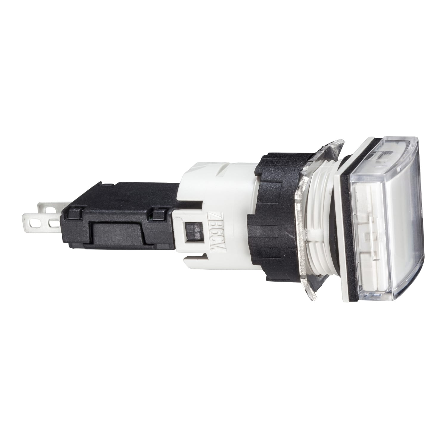 SCHNEIDER ELECTRIC - SNRXB6CV1BB Lampada spia quadrata Ø16 - IP65 - bianca - LED integrato - 24V