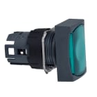 SCHNEIDER ELECTRIC - SNRZB6DW3 Testa pulsante luminoso rettangolare Ø16 - filoghiera - verde