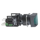 SCHNEIDER ELECTRIC - SNRXB6CF3B1B Pulsante luminoso verde Ø16 - QUADRATO, ad aggancio - 12..24V - 1NO