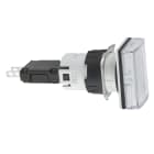 SCHNEIDER ELECTRIC - SNRXB6DV1BB Lampada spia rettangolare Ø16 - IP65 - bianca - LED integrato - 24V