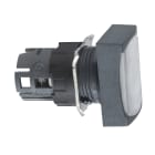 SCHNEIDER ELECTRIC - SNRZB6DW1 Testa pulsante luminoso rettangolare Ø16 - filoghiera - bianco