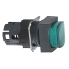 SCHNEIDER ELECTRIC - SNRZB6CE3 Testa pulsante luminoso quadrato Ø16 - sporgente - verde