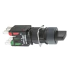 SCHNEIDER ELECTRIC - SNRXB6AD221B Selettore nero Ø16 - leva - 2 posizioni - 1NO