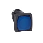 SCHNEIDER ELECTRIC - SNRZB6CW6 Testa pulsante luminoso quadrato Ø16 - filoghera - blu