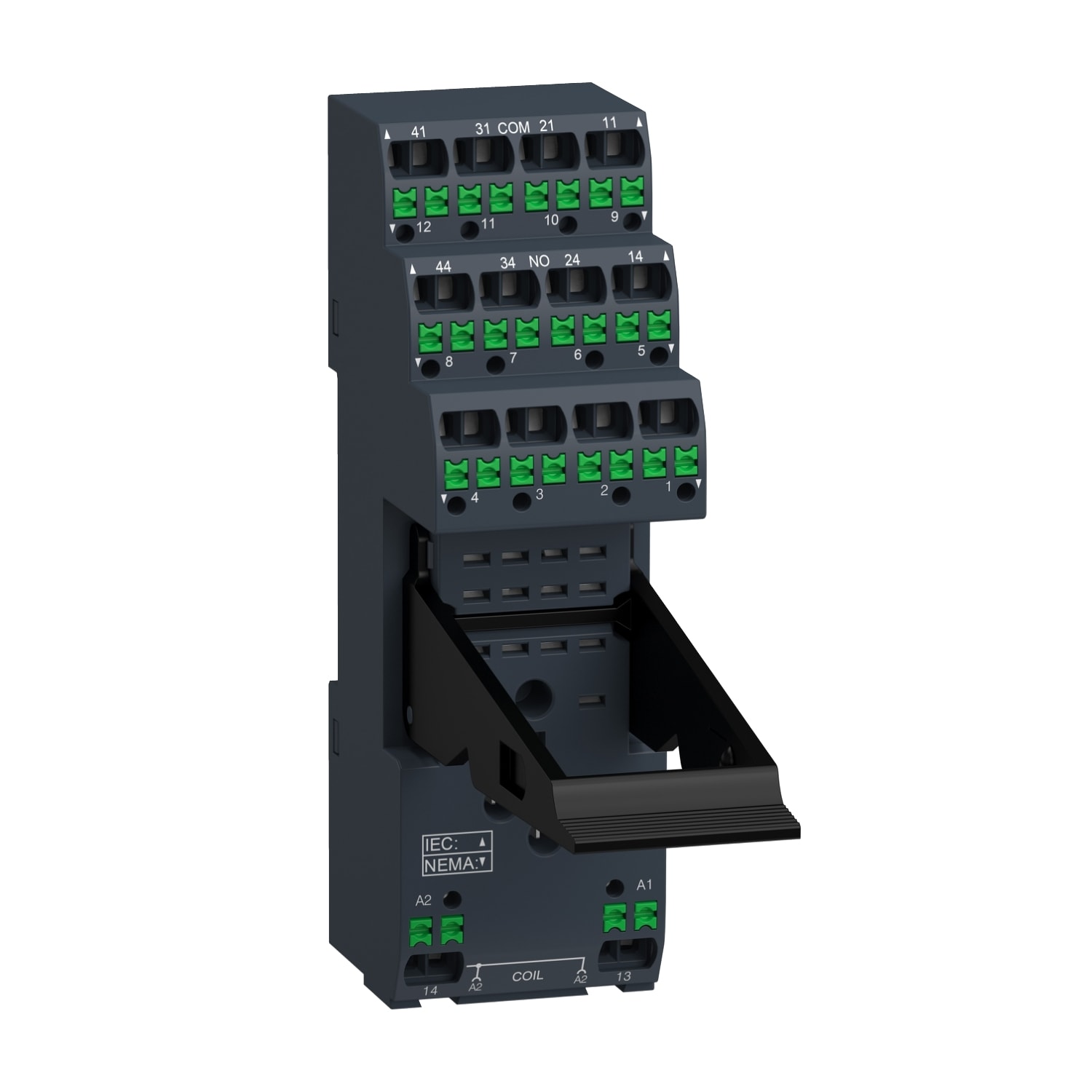 SCHNEIDER ELECTRIC - SNRRXZE14P BASE MOLLA RELE 2 O 4 CONTATTI RXM2/4