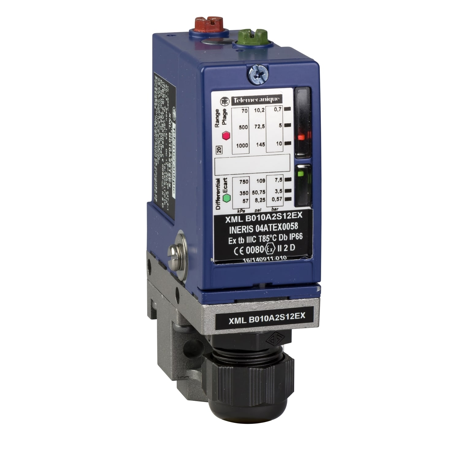 YAGEO TMSS ITALY SRL - TSIXMLB010A2S12EX PRESSOSTAT E R 10B ATEX
