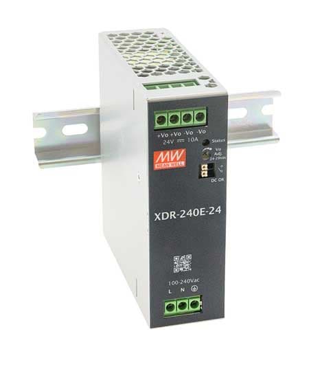 DIGIMAX SRL - DIXXDR-240E-24 ALIMENTATORE DIN RAIL 24V 240W 10A ECO