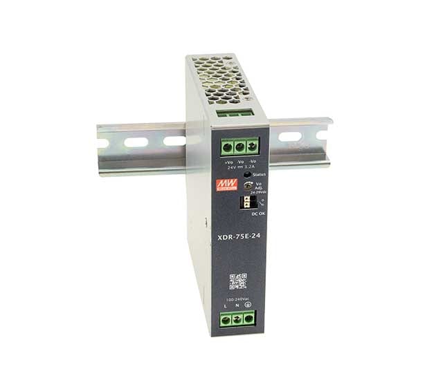DIGIMAX SRL - DIXXDR-75E-24 ALIMENTATORE DIN RAIL 24V 75W 3,2A ECO