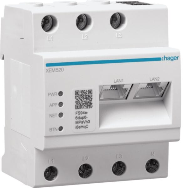 HAGER - HAGXEM520 GEST.CAR.OCPP 40 EVCS SHARE/PARK+BACKEND