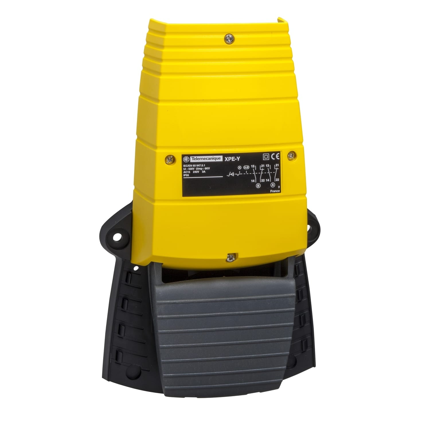 SCHNEIDER ELECTRIC - SNRXPEY110 INTERRUTTORE A PEDALE PLAS 1NC+NO GIALLO