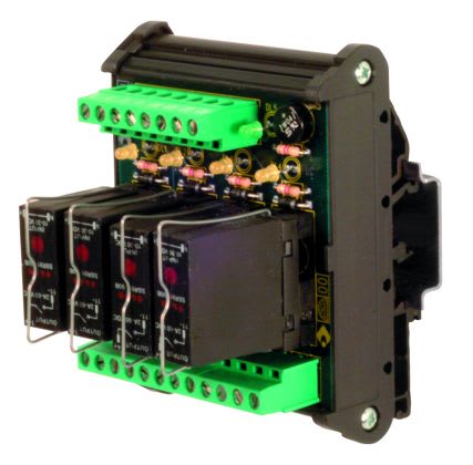 CABUR SRL - CBRXR042T24 R42T24 MODULO 4 OPTO 24V/240VAC 2,5A