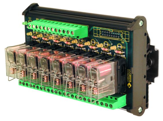 CABUR SRL - CBRXR081EAD R81EAD MODULO 8 REL 24VAC/DC SC 12A