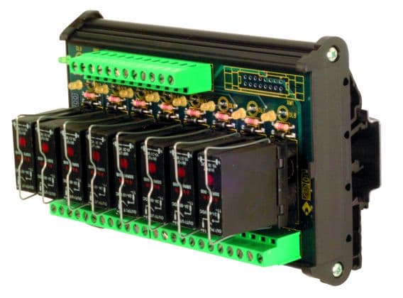 CABUR SRL - CBRXR082S24 R82S24 MODULO 8 OPTO 24V/5-50VDC 2,5A