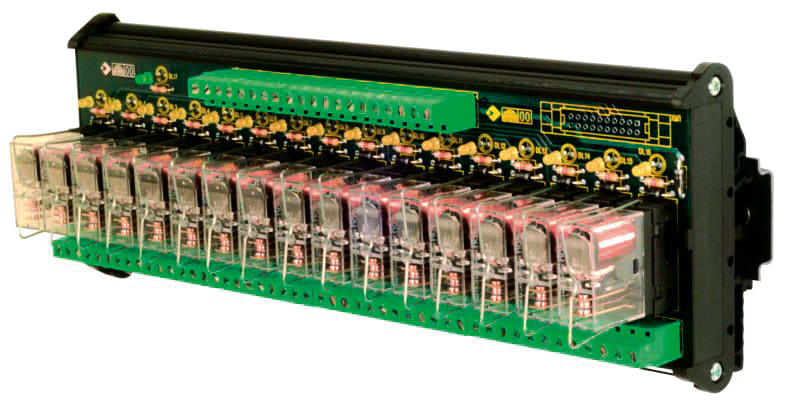 CABUR SRL - CBRXR161E24 R161E24 MODULO 16 REL 24VDC SC 12A