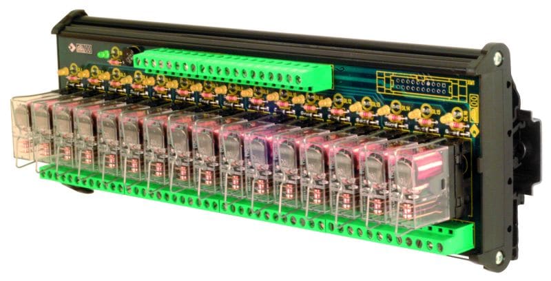 CABUR SRL - CBRXR161EAD R161EAD MODULO 16 RELE 24VAC/DC SC 12A