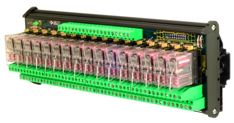 CABUR SRL - CBRXR162E24 R162E24 MODULO 16 RELE 24VDC 2SC 8A