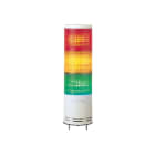 SCHNEIDER ELECTRIC - SNRXVC1B3K Harmony XVC, Colonna luminosa monoblocco precablata, plastica, rosso aranc. verde, Ø100, montaggio diretto su base, luce fissa o lampeg., IP54, 24 VDC