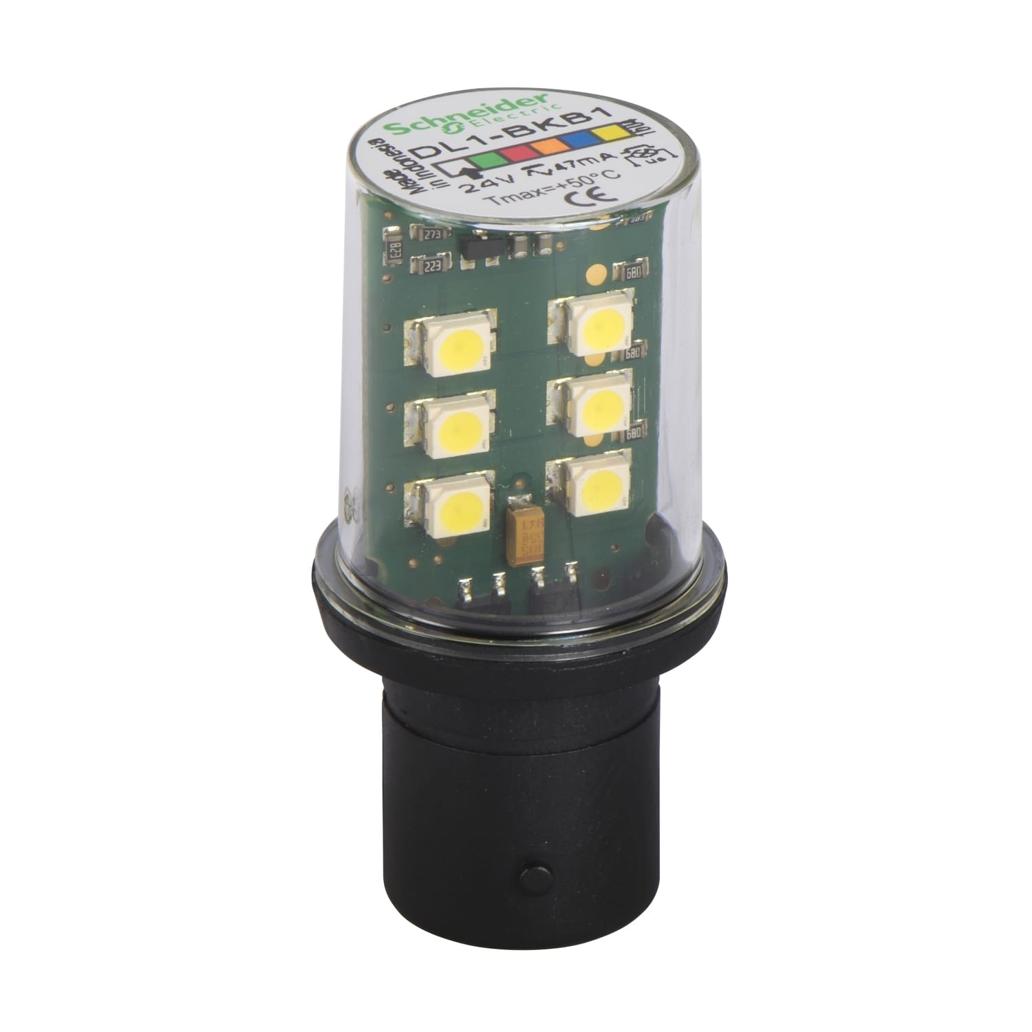 SCHNEIDER ELECTRIC - SNRDL1BKB1 LAMPADA LED LUCE LAMPEGGIANTE BI