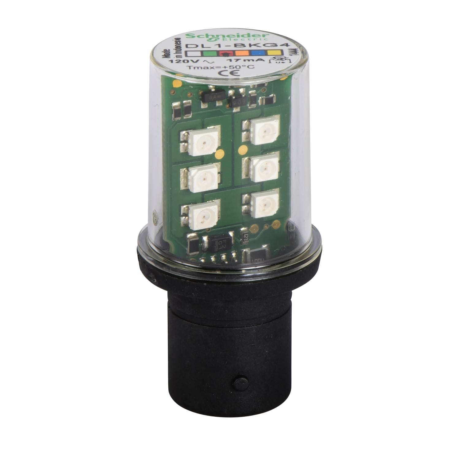 SCHNEIDER ELECTRIC - SNRDL1BKG4 LAMPADA LED LUCE LAMPEGGIANTE RO