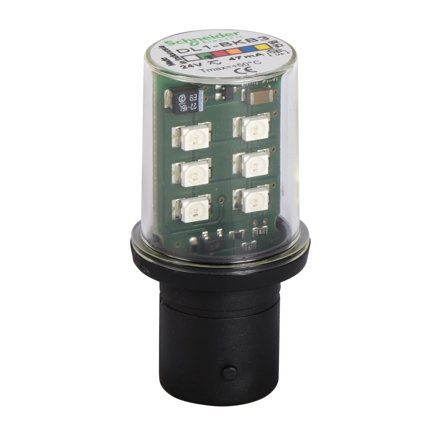 SCHNEIDER ELECTRIC - SNRDL1BKB3 LAMPADA LED LUCE LAMPEGGIANTE VE