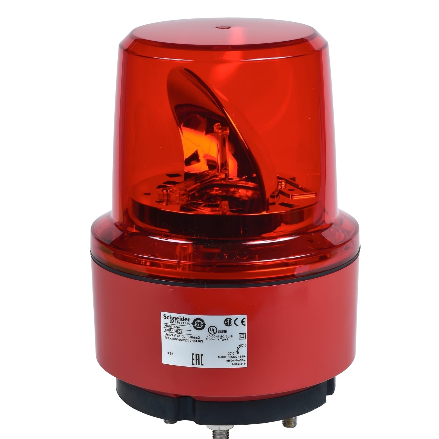 SCHNEIDER ELECTRIC - SNRXVR13B04 DISPOSITIVO A LUCE ROTANTE ROSSO