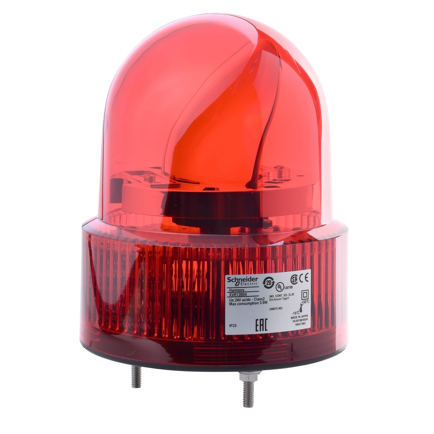 SCHNEIDER ELECTRIC - SNRXVR12B04 DISPOSITIVO A LUCE ROTANTE ROSSO