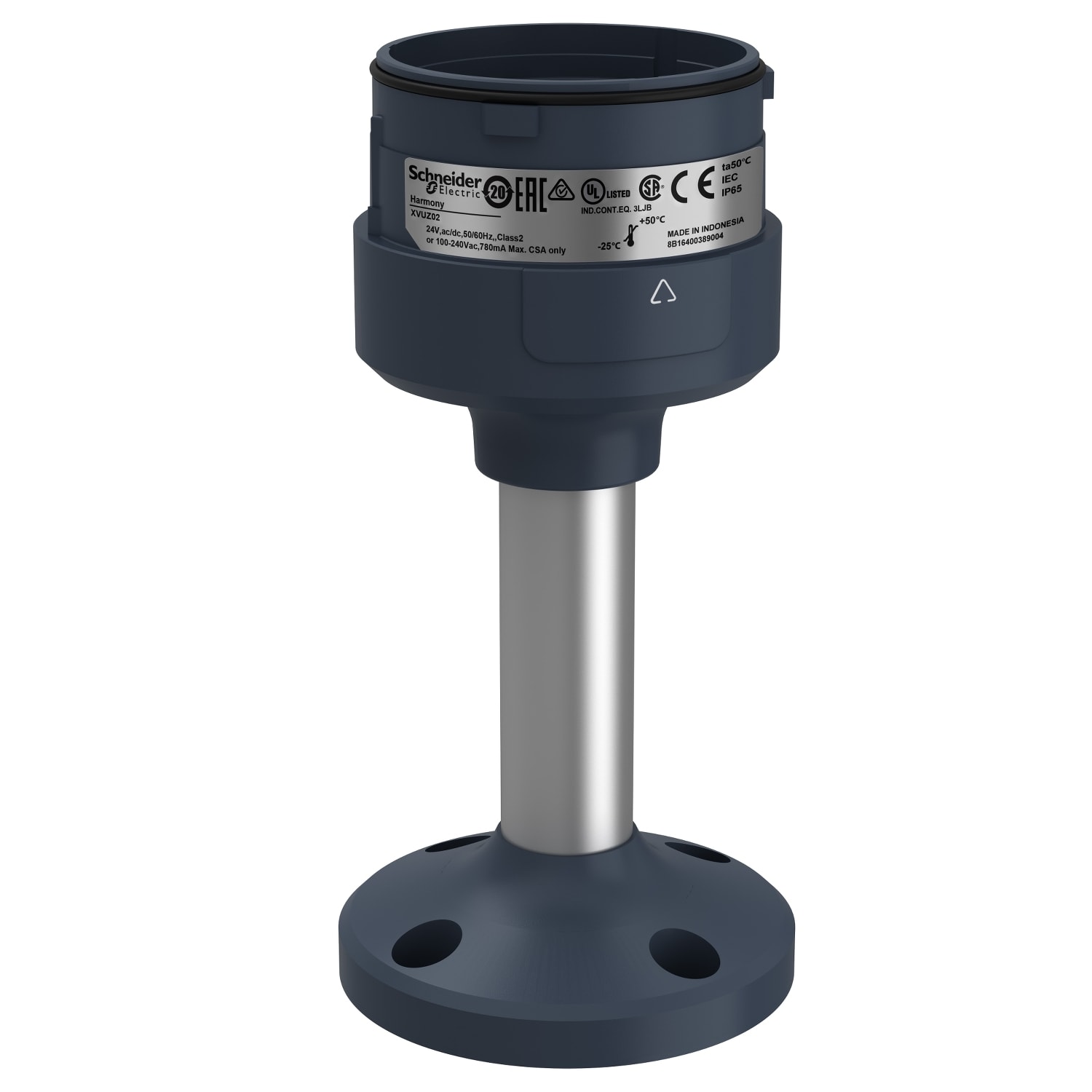 SCHNEIDER ELECTRIC - SNRXVUZ02 ZOCCOLO NERO + TUBO 100MM