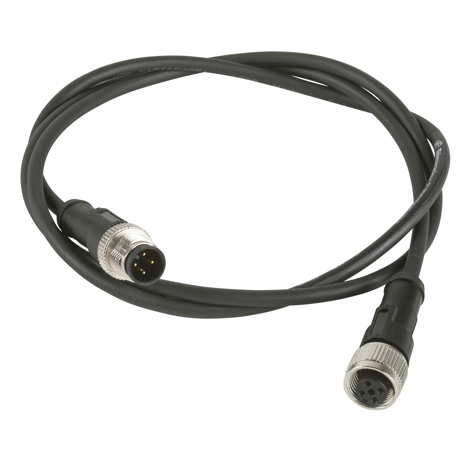 YAGEO TMSS ITALY SRL - TSIXZCR1512040A1 CAVO PUR M12 M 3 PIN, M12 F 90G 3 PIN 1M