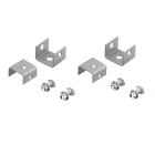 ROSSINI - RSSYEN014B COPPIA STAFFE BIANCHE PER FISSAGGIO A PL