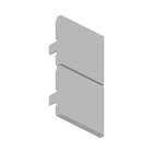 ROSSINI - RSSYEN118GR COPPIA TESTATE TERMINALI GRIGIE PER YEN DOPPIO