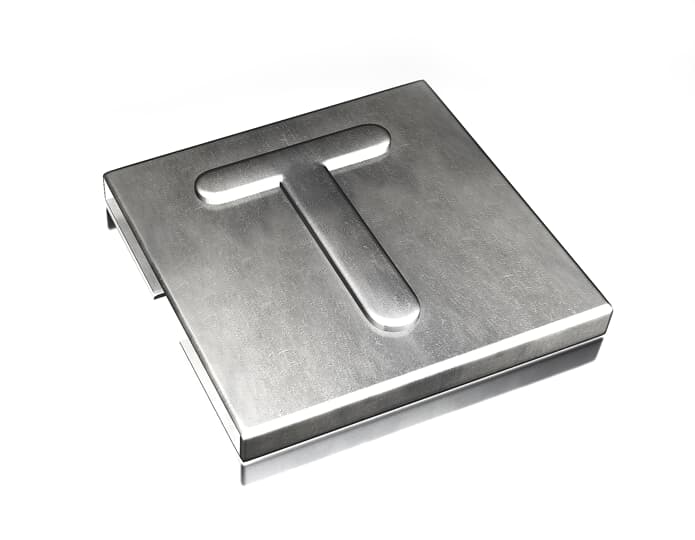 ABB SPA - ABBYID-CHAR-T TY-MET LETTERA T INOX 316 100PZ