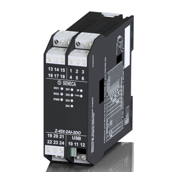 SENECA - SCXZ-4DI-2AI-2DO MODULO 4DI-2AI-2DO/RS485 ALIM 24VAC/DC 3