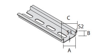 SEM - SEMZ002F PROFILATO OMEGA FORATO