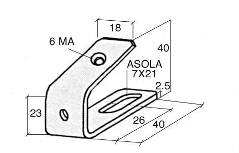 CABUR SRL - CBRZ121415 ACI121415 CAV. INCL.A 22 6 M6