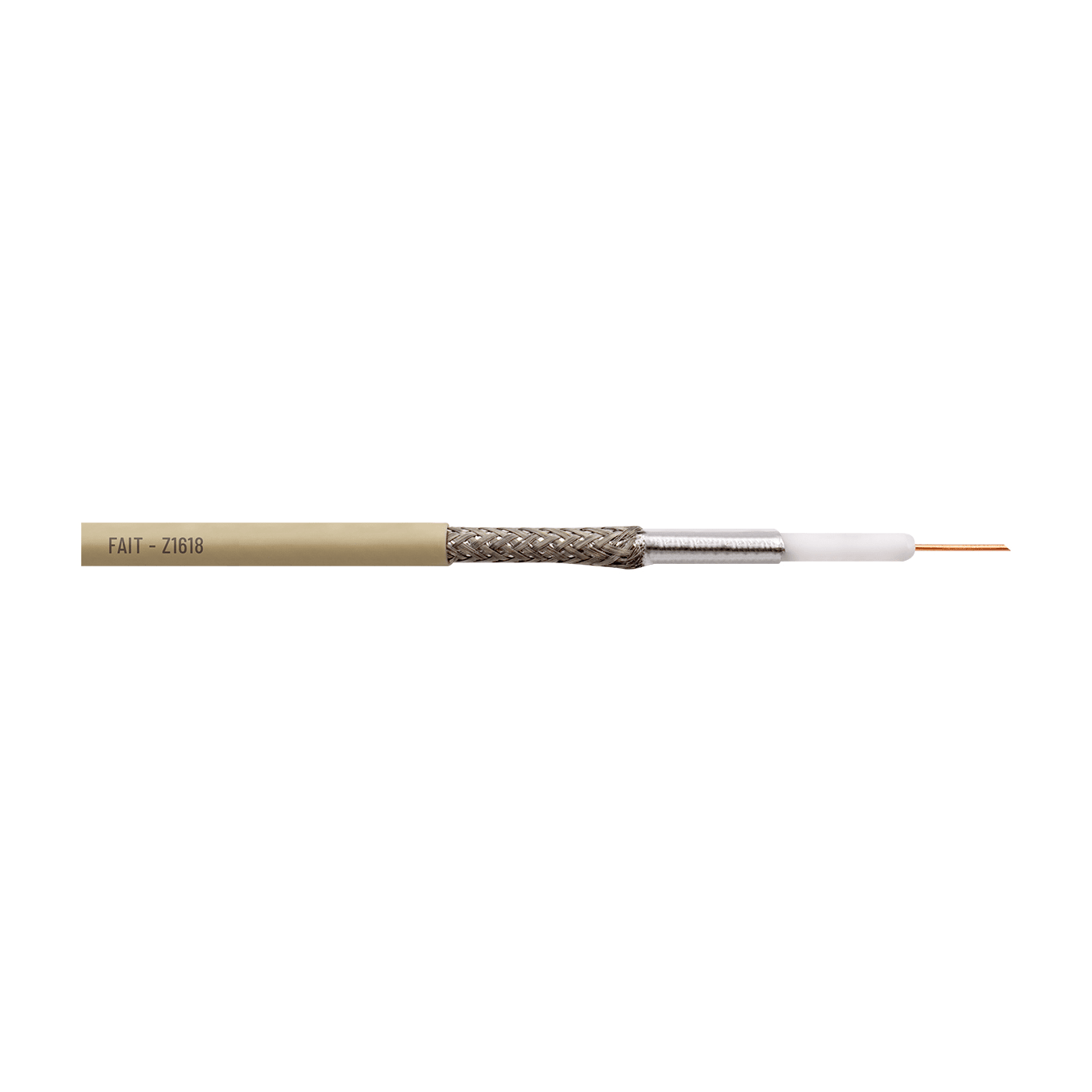 FAIT SRL - FIT6000010 Z1618B500 - CAVO COAX Ø 6,7MM, BOBINA 500 MT