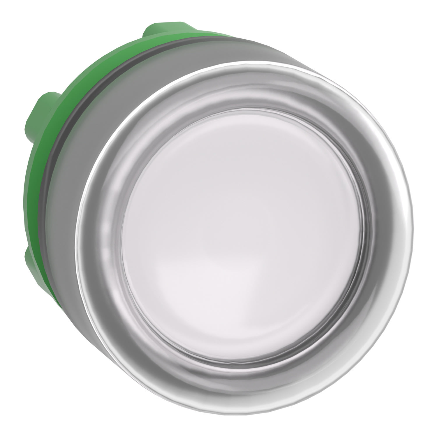 SCHNEIDER ELECTRIC - SNRZB5AW513C0 Testa pulsante lum. bianco ghiera grigia
