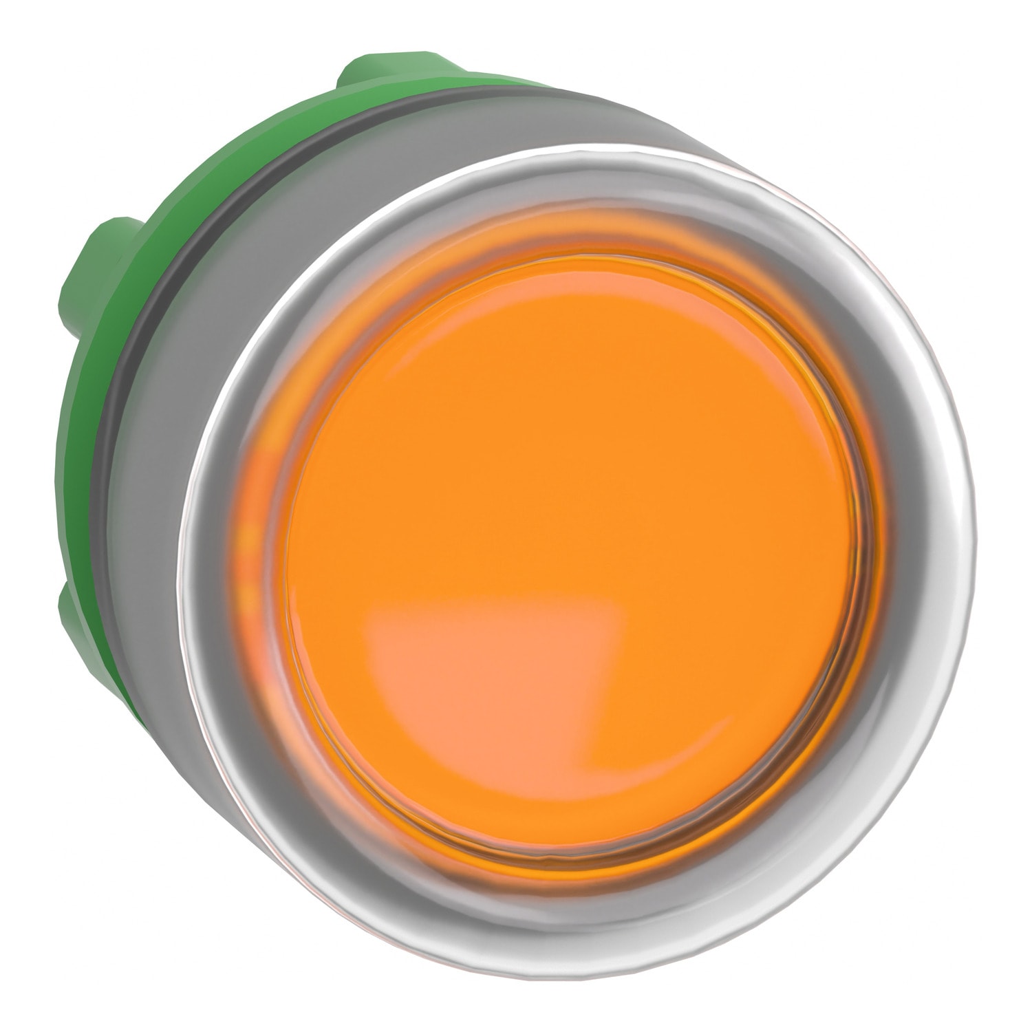 SCHNEIDER ELECTRIC - SNRZB5AW553C0 TESTA PULSANTE LUM. GIALLO GHIERA GRIGIA