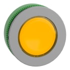 SCHNEIDER ELECTRIC - SNRZB5FA58C0 Testa pulsante giallo filopannello ghiera grigia- per LED universale- Ø30