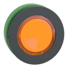 SCHNEIDER ELECTRIC - SNRZB5FH053 Testa pulsante luminoso arancione filopannello Ø30 ad aggancio- per LED universale