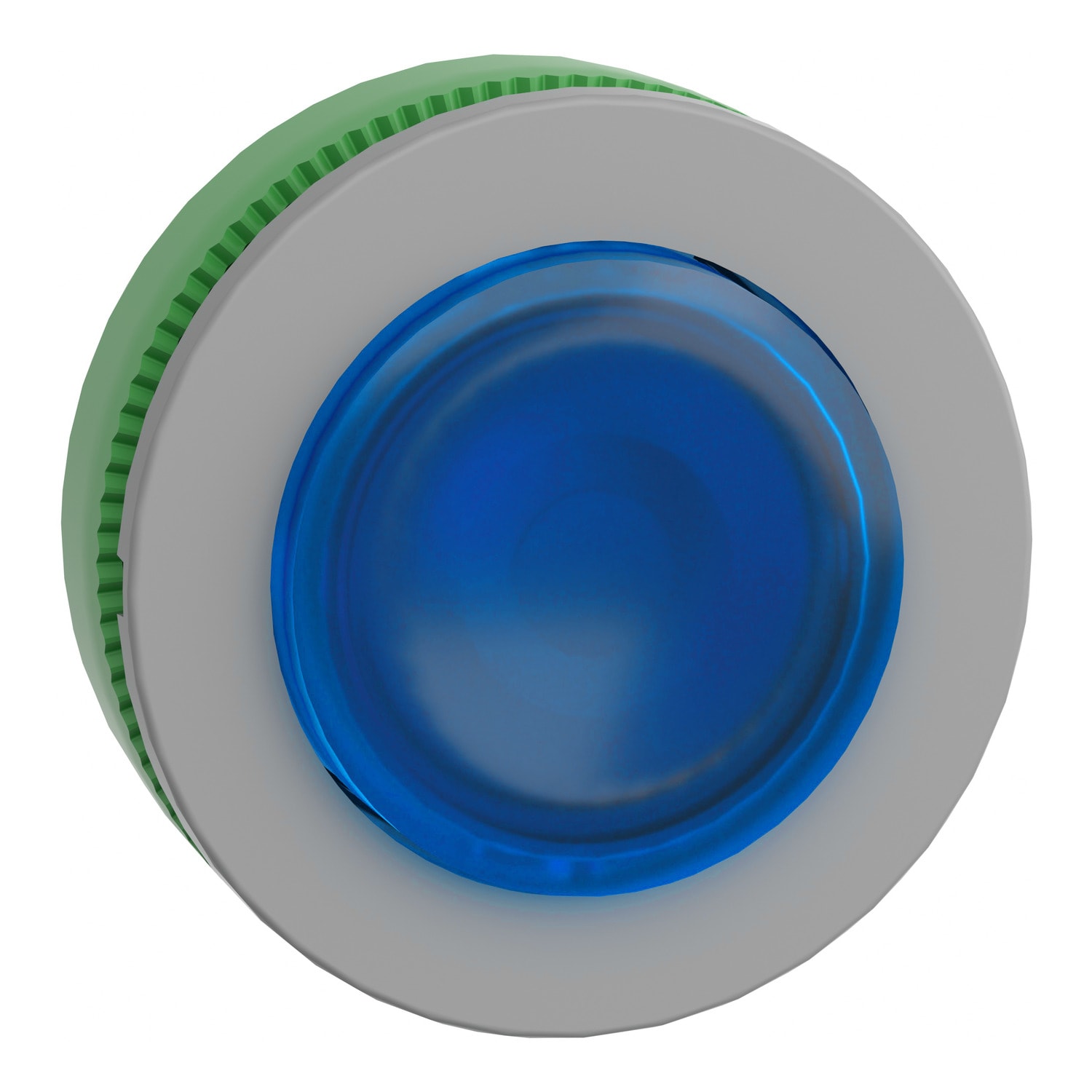 SCHNEIDER ELECTRIC - SNRZB5FH63C0 TESTA PULSANTE LUM.BLU AGGANCIO A FILO