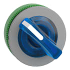 SCHNEIDER ELECTRIC - SNRZB5FK1263C0 Testa selettore luminoso blu 2 pos filopannello- ghiera grigia - per LED universale- Ø30