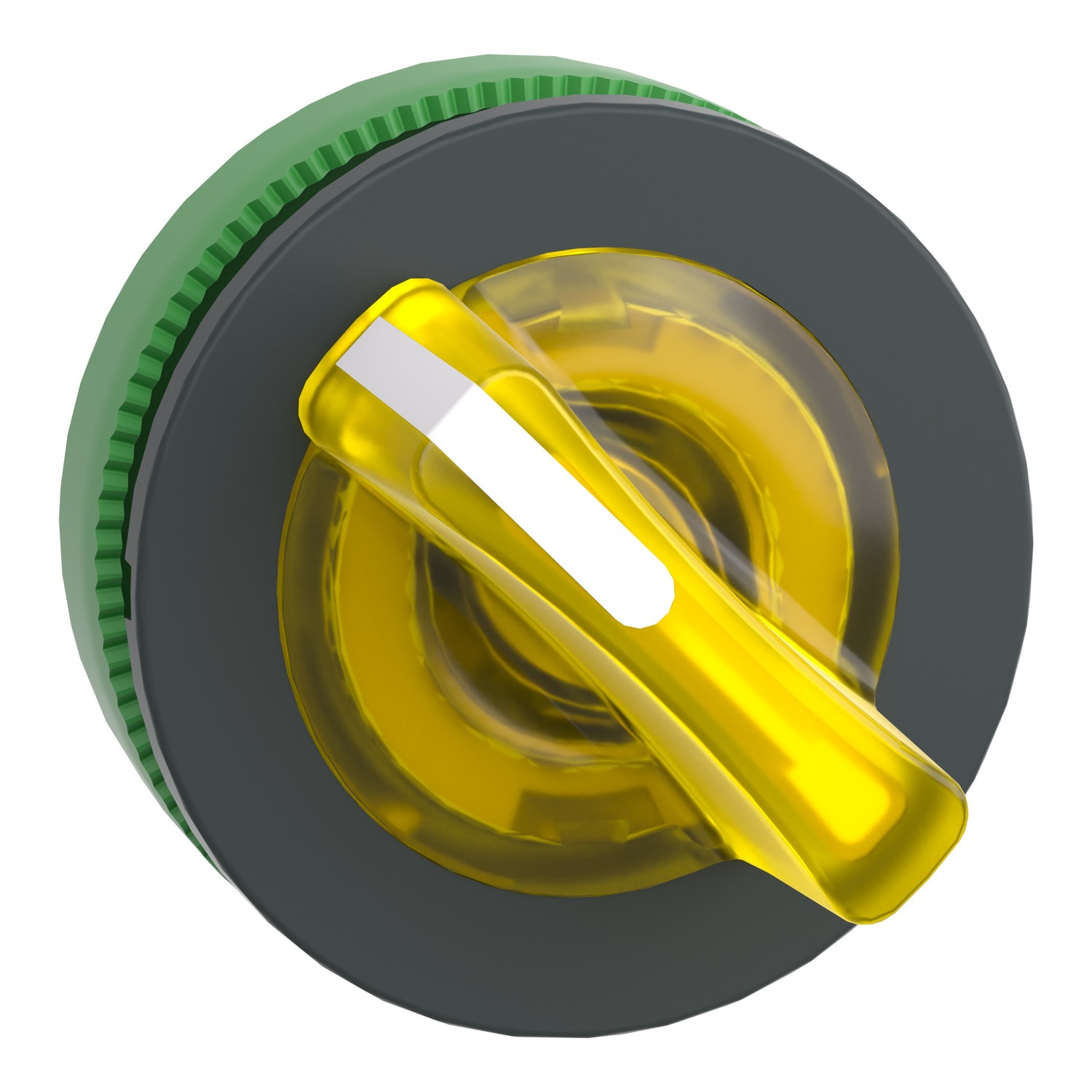 SCHNEIDER ELECTRIC - SNRZB5FK1283 Testa selettore luminoso giallo 2 pos Ø30 - per LED universale