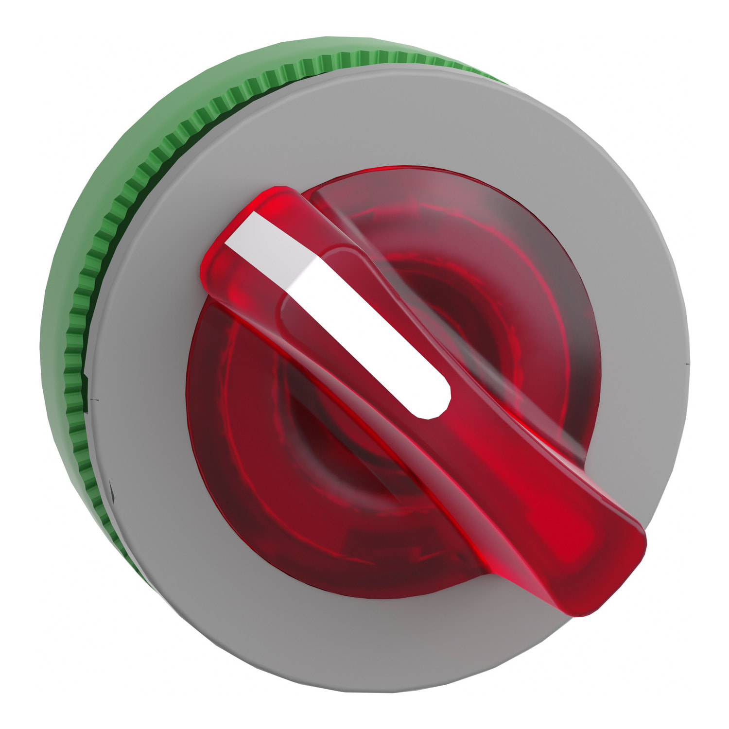 SCHNEIDER ELECTRIC - SNRZB5FK1443C0 Testa selettore lum rosso ghiera grigia